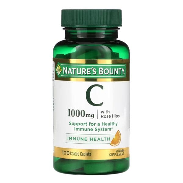 Nature's Bounty® 1000 mg Vitamin C with Rose Hips Coated Caplets
