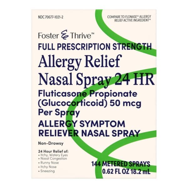 Foster & Thrive™ Allergy Relief Nasal Spray 24 HR Fluticasone Propionate