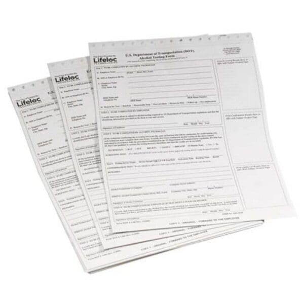 Lifeloc Technologies - FORM DOT 3PT 100PK=EA