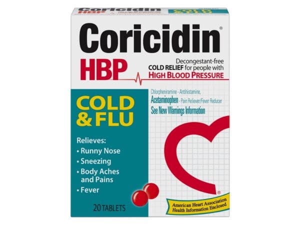 Coricidin® HBP Cold & Flu Tablets