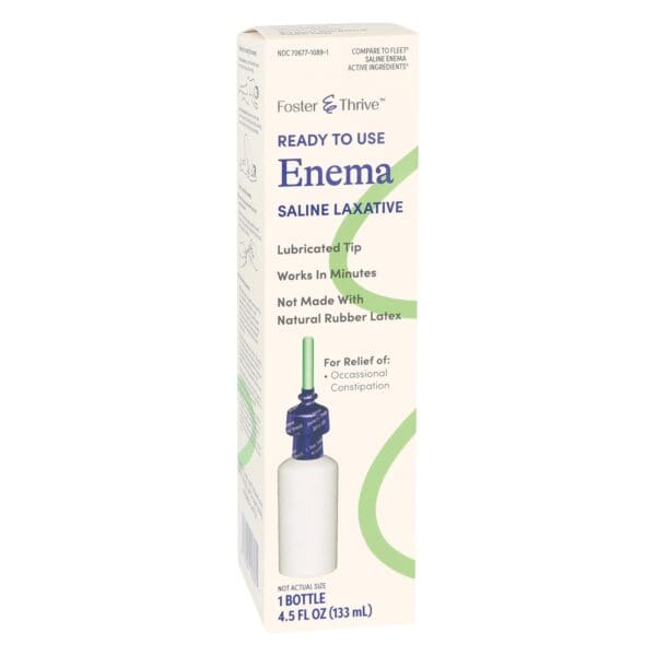 Foster & Thrive™ Ready to Use Enema Saline Laxative