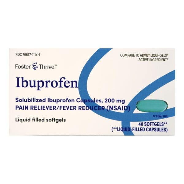 Foster & Thrive™ Ibuprofen 200 mg Softgels
