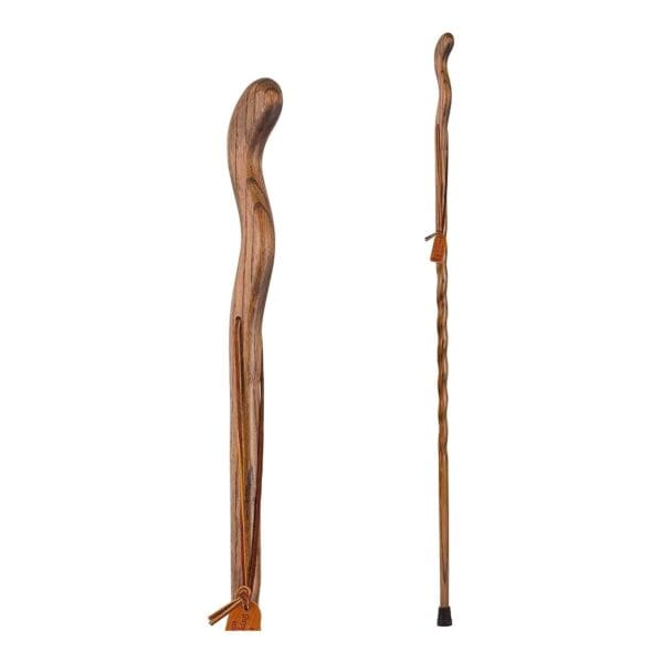 Brazos™ Twisted Oak Ergonomic Fitness Handcrafted Walking Stick