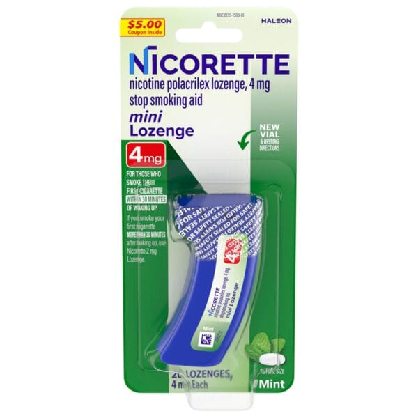 Nicorette Nicotine Polacrilex Lozenges 4 mg