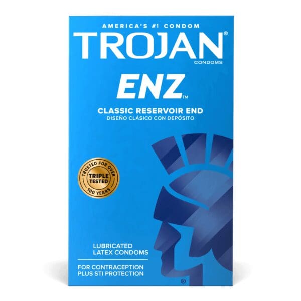 Trojan-Enz® Lubricated Latex Condom