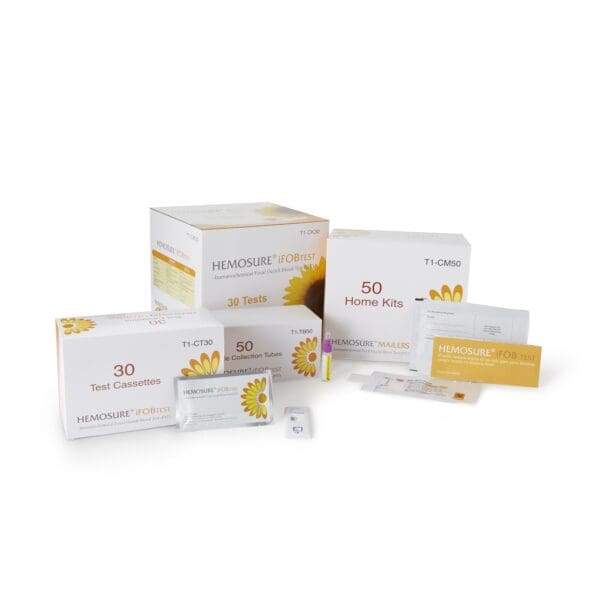 Hemosure® Fecal Occult Blood (iFOB or FIT) Colorectal Cancer Screening Test Kit