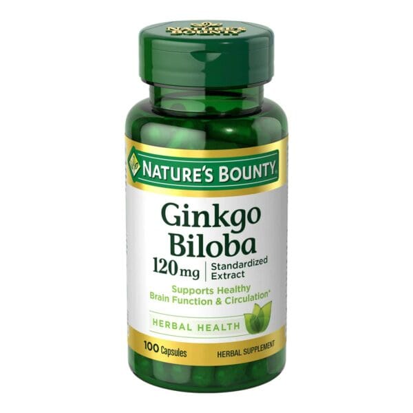 Nature's Bounty® Ginkgo Biloba 120 mg Capsules