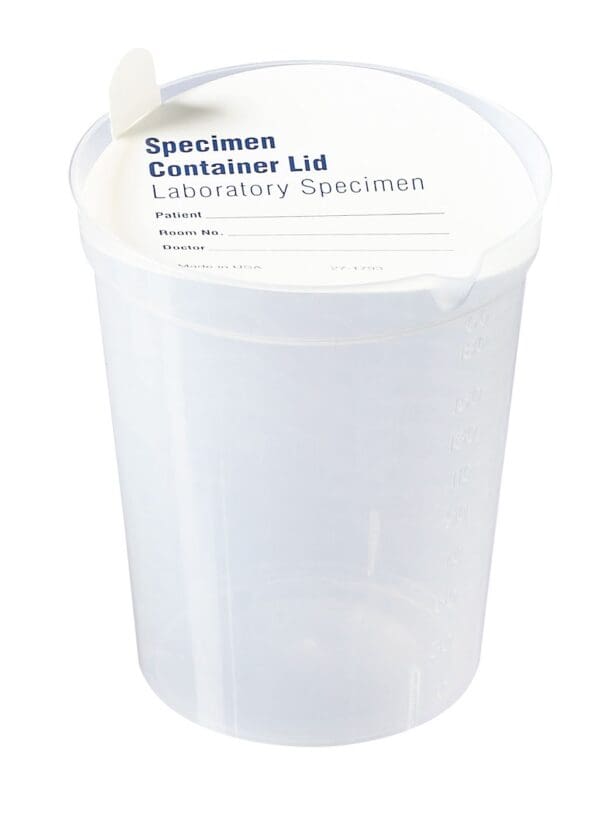 Specimen Container with Pour Spout