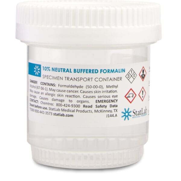 StatClick™ Prefilled Formalin Container