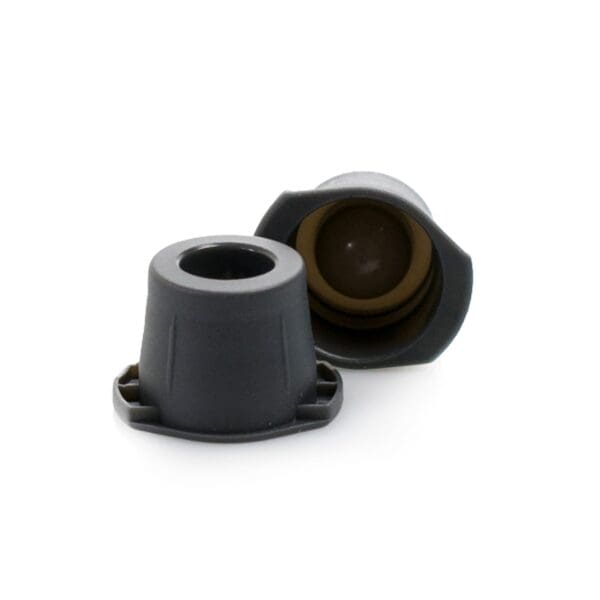 McKesson Tube Closure Snap Cap Gray Polyethylene 1000 per Bag