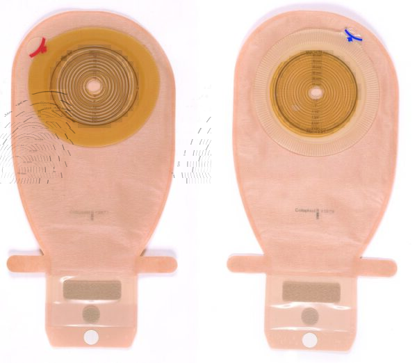 Assura® Flat 1-Piece Opaque Ostomy Pouch