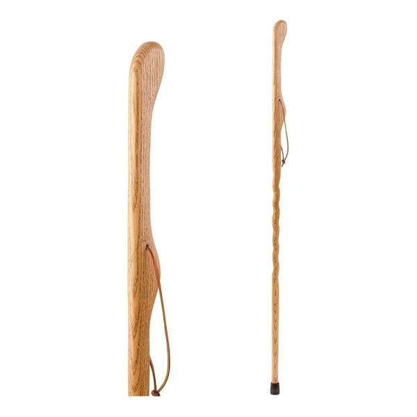 Brazos™ Twisted Oak Hitchhiker Handcrafted Walking Stick