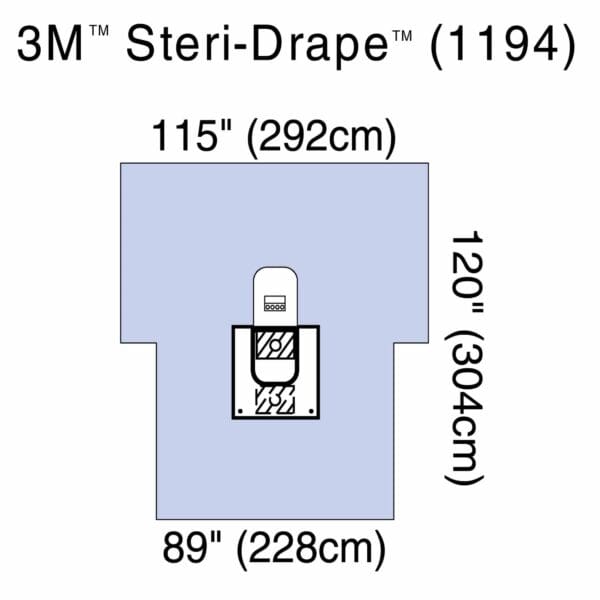 3M™ Steri-Drape™ Sterile Arthroscopy Drape with Pouch