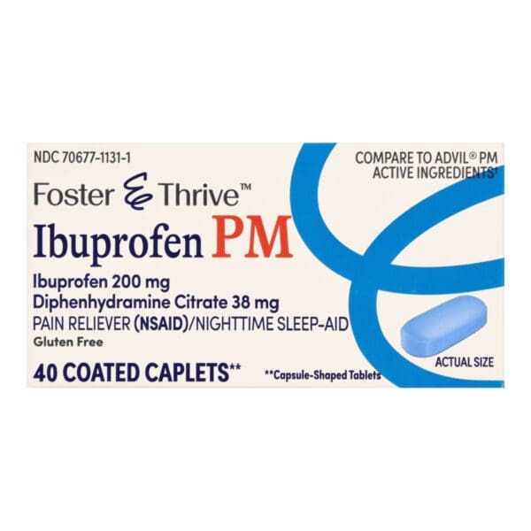 Foster & Thrive™ Ibuprofen PM Coated Caplets