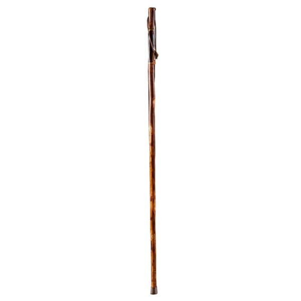 Brazos™ Exotic Leather Safari Hickory Rustic Walking Stick