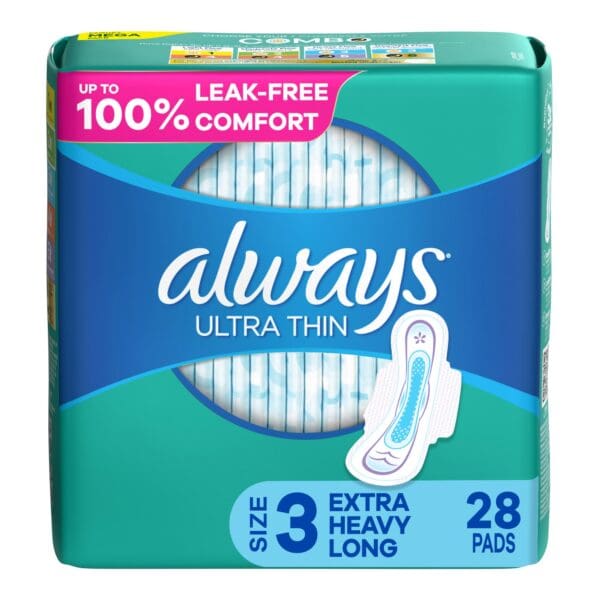 Always® Ultra Thin Extra Long Super Pads