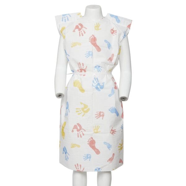 Graham Medical Tiny Tracks® Print Pediatric Exam Gown