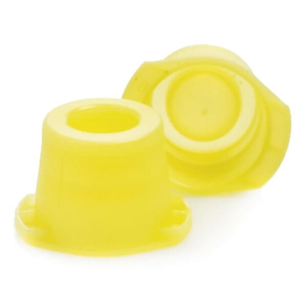 McKesson Tube Closure Snap Cap Yellow Polyethylene 1000 per Bag