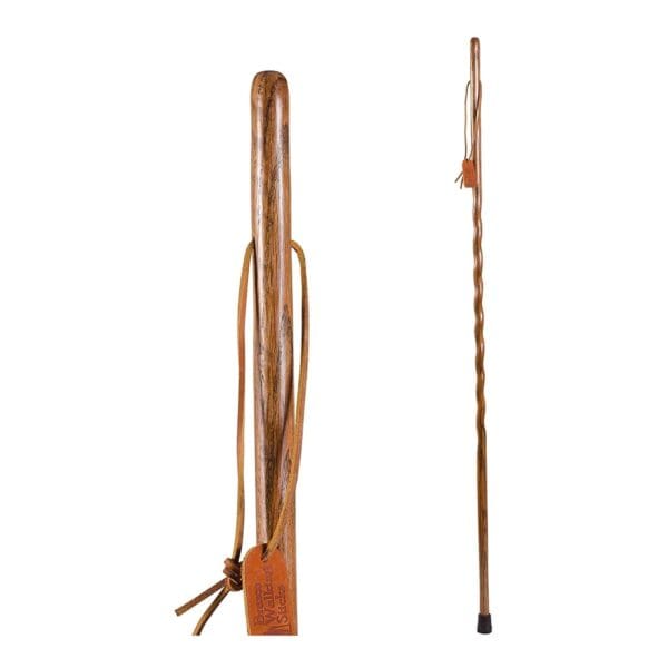 Brazos™ Twisted Oak Backpacker Handcrafted Walking Stick