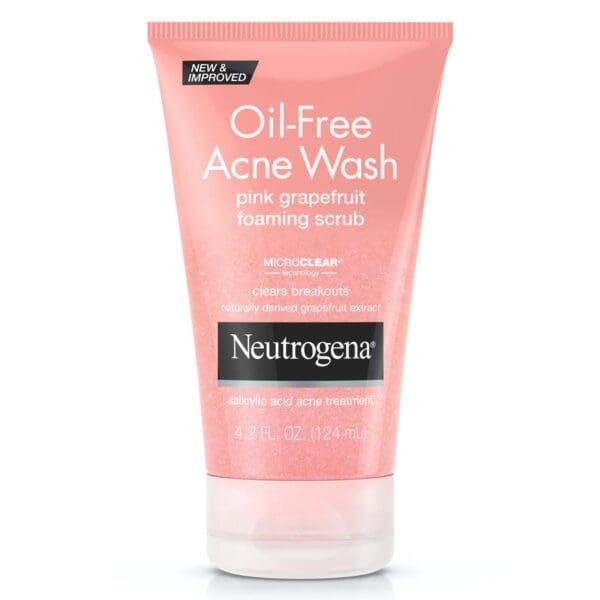 Neutrogena® Oil-Free Acne Wash Pink Grapefruit Foaming Scrub