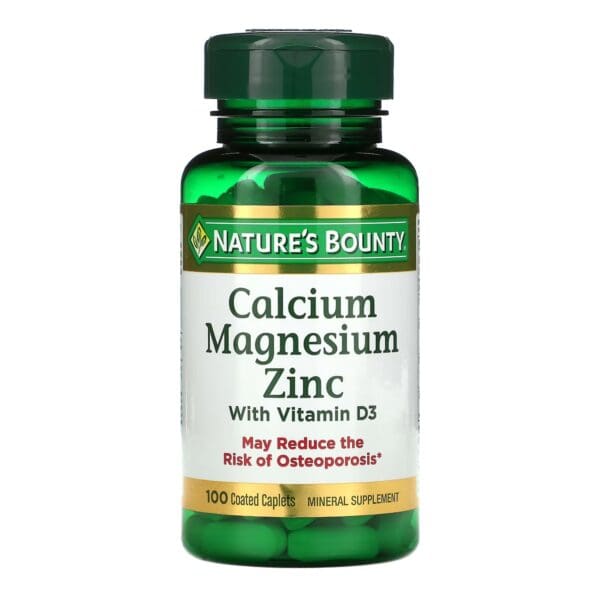 Nature's Bounty® Calcium Magnesium Zinc Coated Caplets