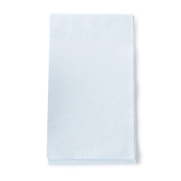 Graham Medical White/Blue Flat Stretcher Sheet