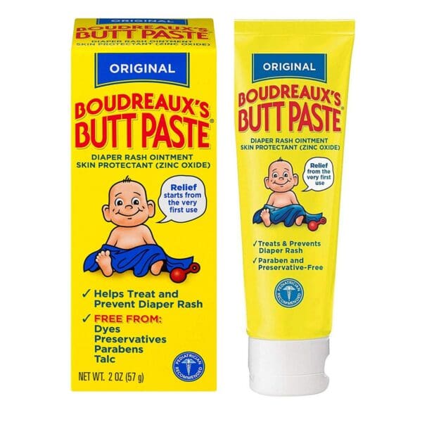 Boudreaux's Original Butt Paste Diaper Rash Treatment