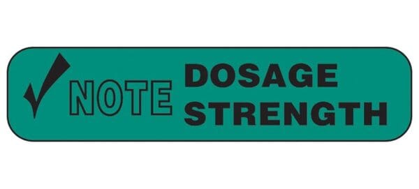 Barkley® "Dose Strength" Advisory Label