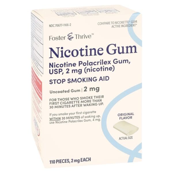 Foster & Thrive™ Nicotine Polacrilex 2 mg (Nicotine) Gum