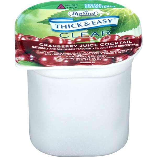 Thick & Easy® Nectar Consistency Cranberry Juice Cocktail Thickened Beverage