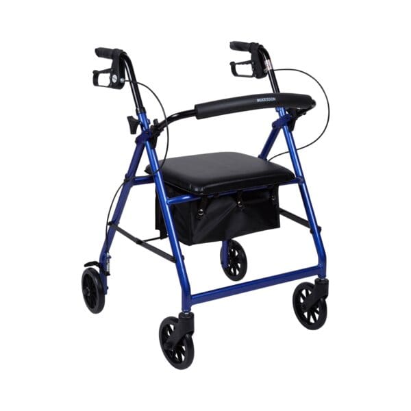 McKesson Folding Aluminum Four-Wheel Rollator
