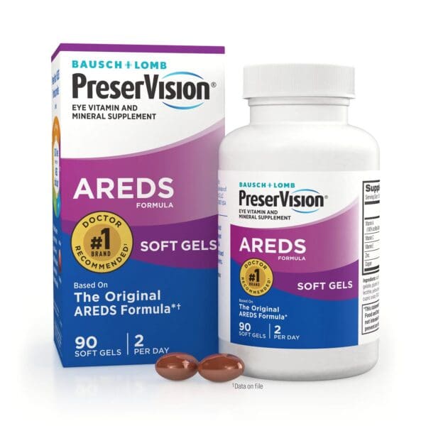 Bausch + Lomb PreserVision AREDS 2 + Multivitamin Soft Gels