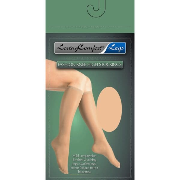 Loving Comfort® Mild Anti-Embolism Knee-High Stockings