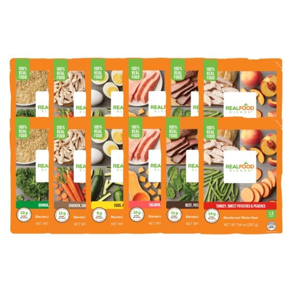 Real Food Blends™ Variety Pack Pureed Food Blend for Tube Feed