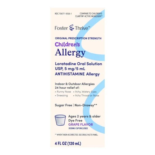 Foster & Thrive™ Children's Allergy Loratadine Oral Solution