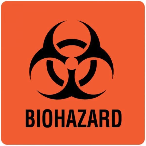 UAL™ Biohazard Pre-Printed Label