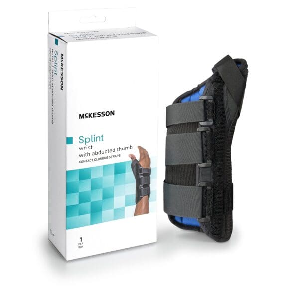 McKesson Left Wrist Splint with Abducted Thumb