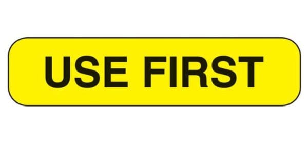 Indeed "Use First" Advisory Label