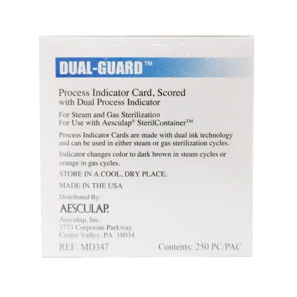 Aesculap® Sterilization Process Indicator Card