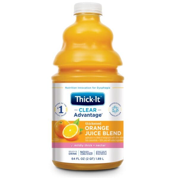 Thick-It Clear Advantage Nectar Consistency Orange Thickened Beverage