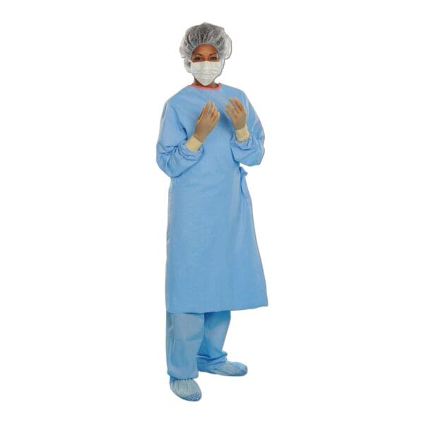 Aero Blue Surgical Gown with Towel