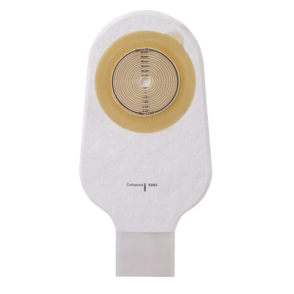 Assura® Flat 1-Piece Transparent Ostomy Pouch
