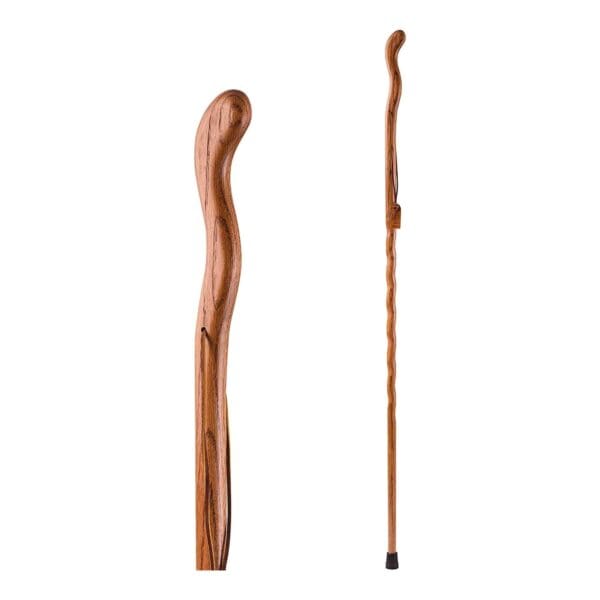 Brazos™ Twisted Oak Ergonomic Fitness Handcrafted Walking Stick