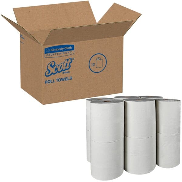 Kimberly Clark - TOWEL RL SCOTT 8"X800' 12/CS 12/CS 100% RECYCLABLE