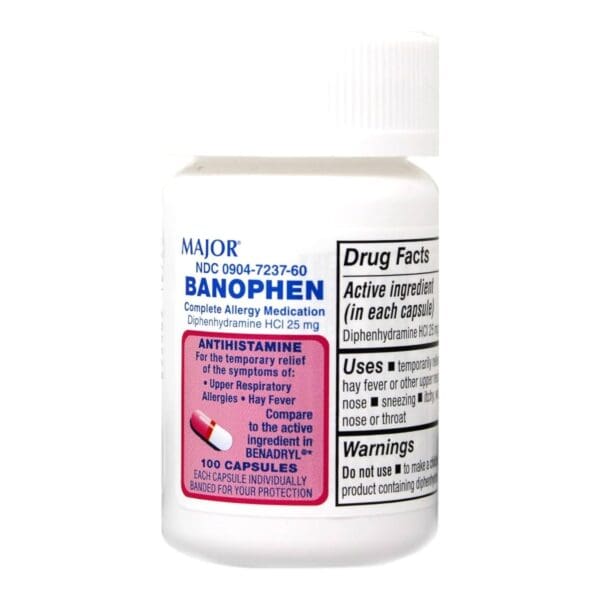 Major Pharmaceuticals - DIPHENHYDRAMINE HCL