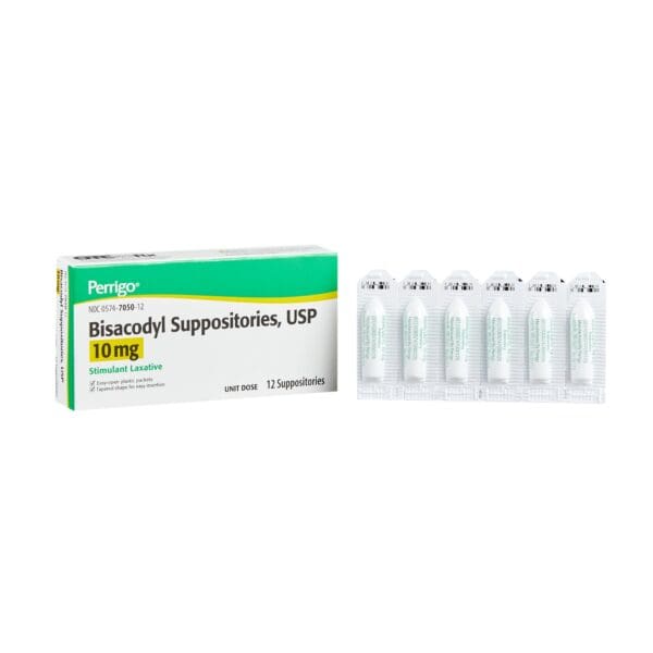 Perrigo® Bisacodyl Suppository Laxative