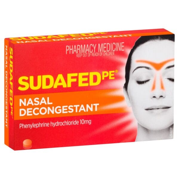 Sudafed PE Nasal Decongestant