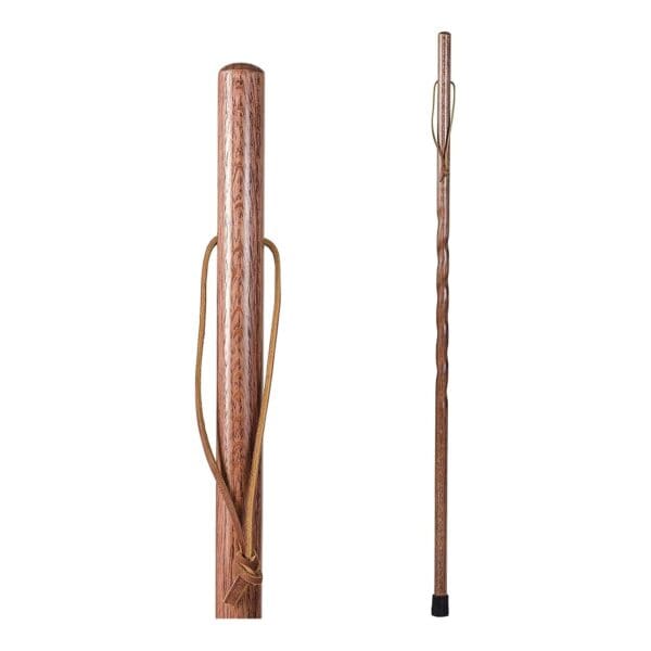 Brazos™ Twisted Oak Backpacker Handcrafted Walking Stick