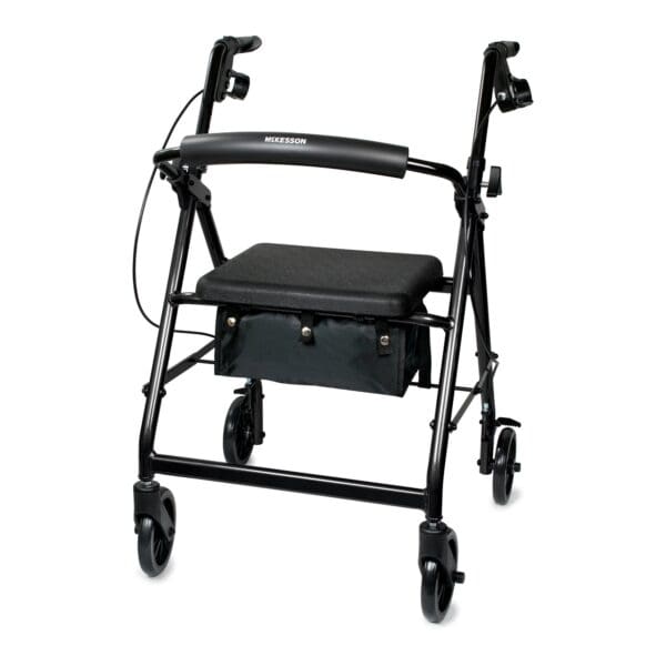 McKesson Folding Aluminum Four-Wheel Rollator