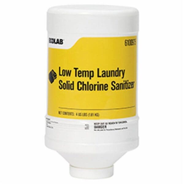 Ecolab® Low-Temp Laundry Solid Chlorine Sanitizer